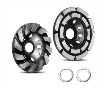 Dobbeltrækket diamantkopslibeskive